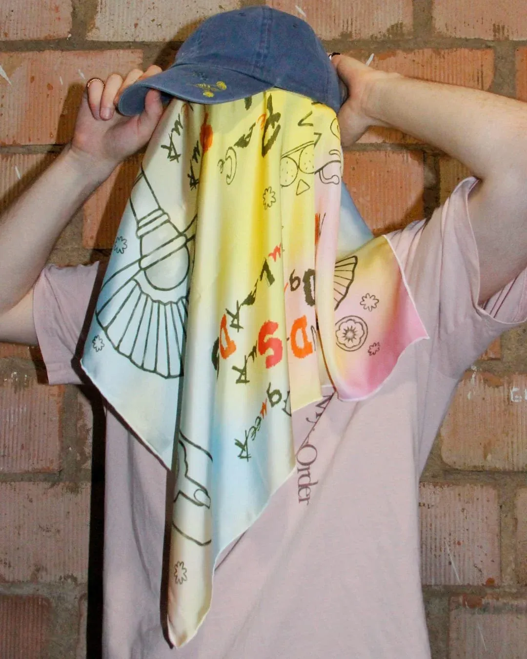 A Collectif Badaboum scarf, printed and sewn by us.